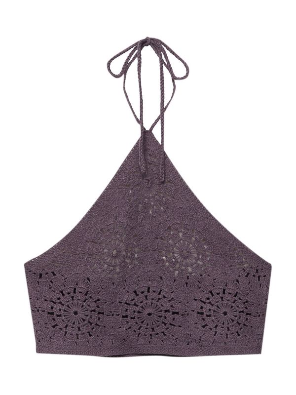 Pull&Bear Pull&Bear Top z naramnicami  robida