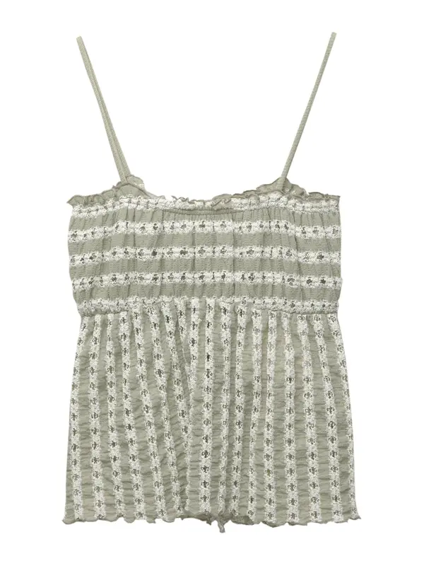 Pull&Bear Pull&Bear Top  žad / bela