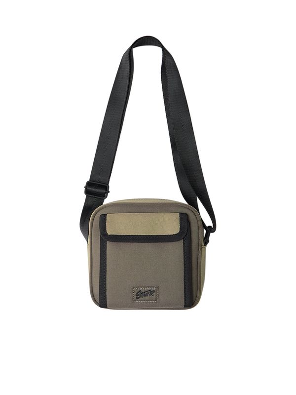 Pull&Bear Pull&Bear Torba za čez ramo 'STWD'  kaki / črna