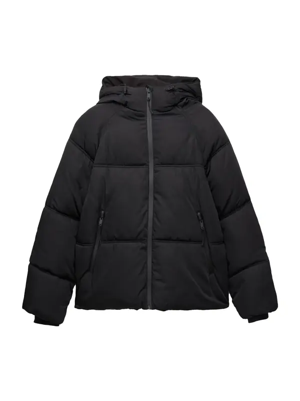 Pull&Bear Pull&Bear Zimska jakna  črna