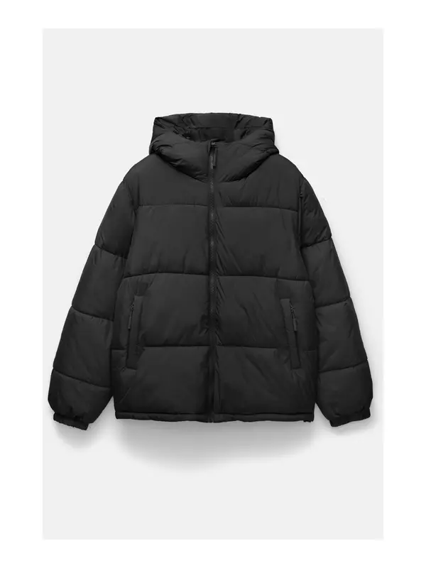 Pull&Bear Pull&Bear Zimska jakna  črna