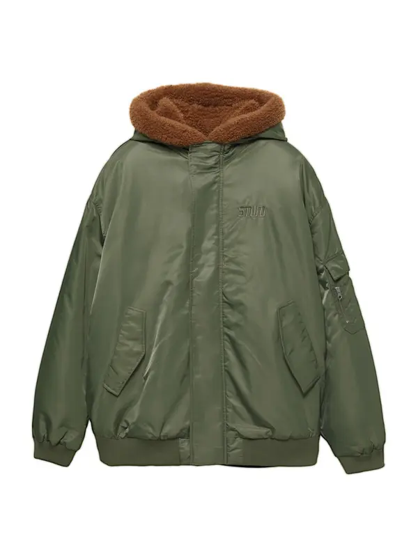 Pull&Bear Pull&Bear Zimska jakna  oliva