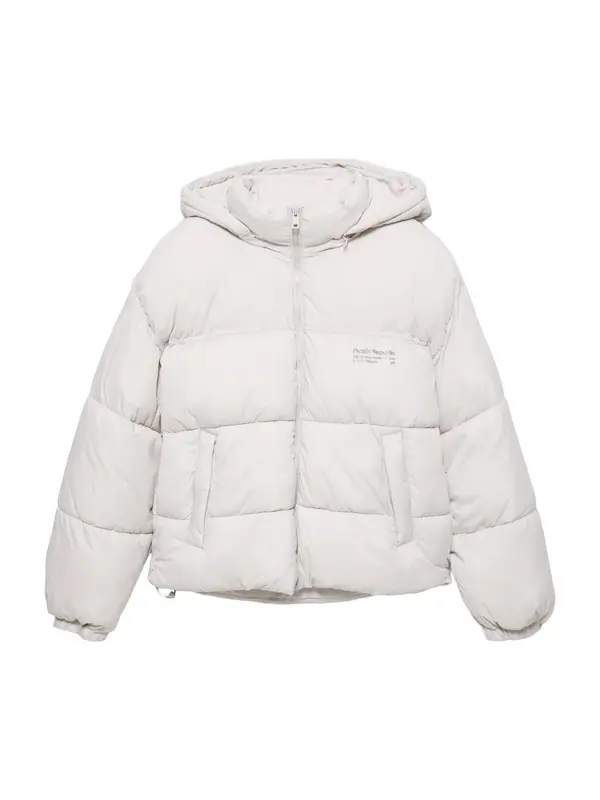 Pull&Bear Pull&Bear Zimska jakna 'PACIFIC'  bela