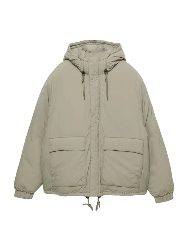 Pull&Bear Pull&Bear Zimska jakna  pastelno zelena