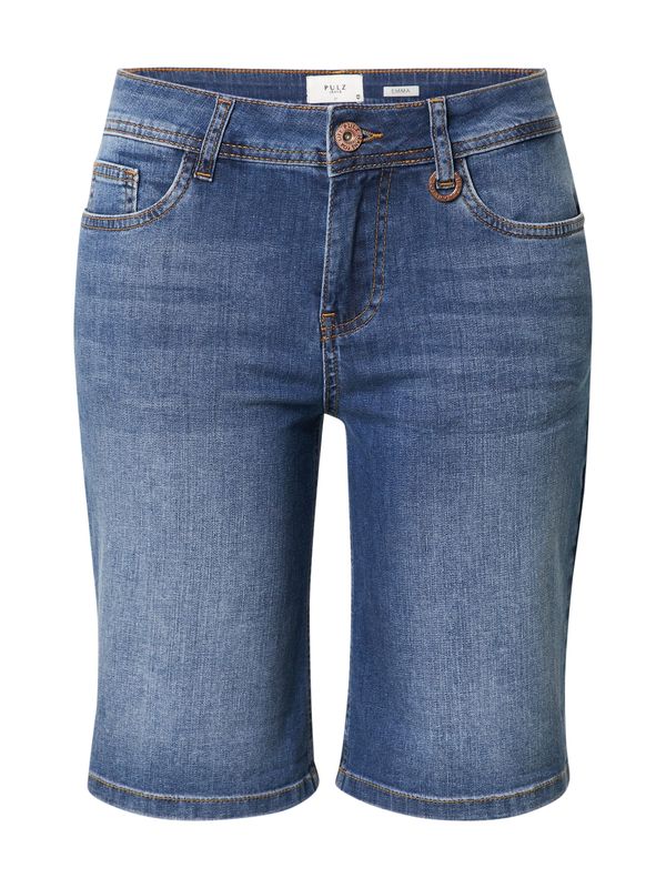 PULZ Jeans PULZ Jeans Kavbojke 'EMMA'  moder denim