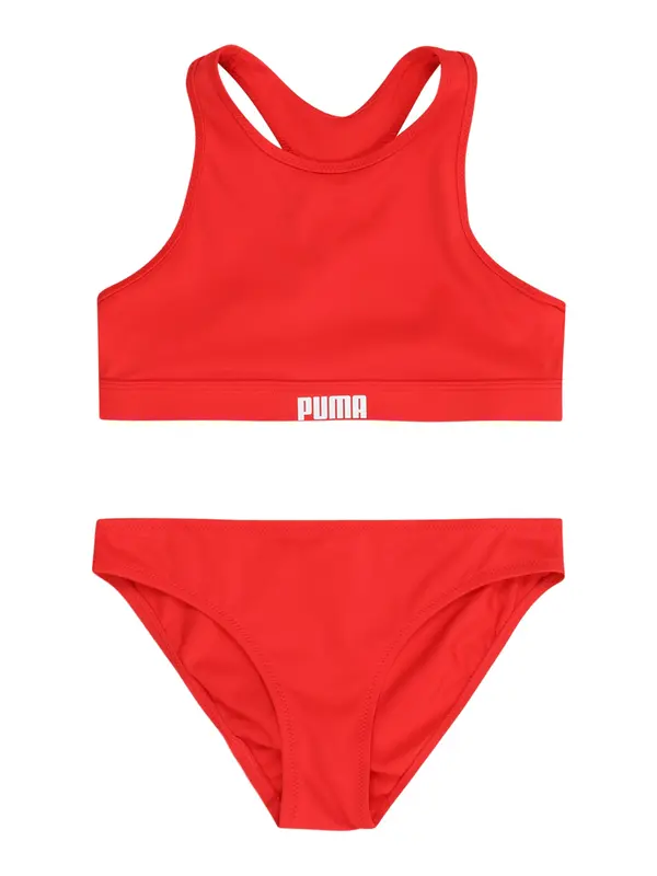 PUMA PUMA Bikini  rdeča / bela
