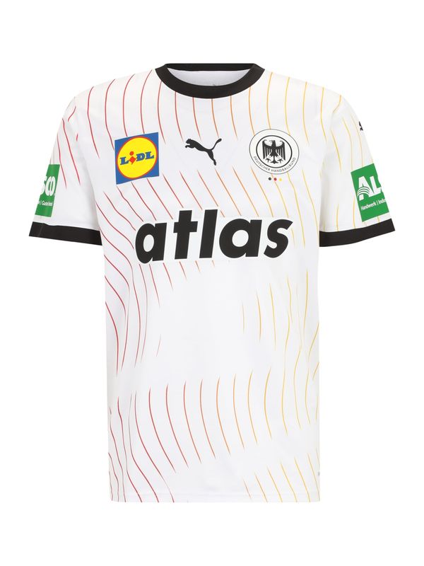 PUMA PUMA Dres 'DHB Home'  rumena / brusnica / črna / bela