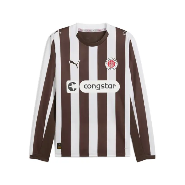 PUMA PUMA Dres 'FC St. Pauli 25/26'  temno rjava / črna / bela