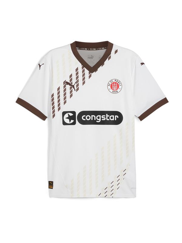 PUMA PUMA Dres 'FC St. Pauli Away 2024/2025'  bež / rdeča / črna / bela