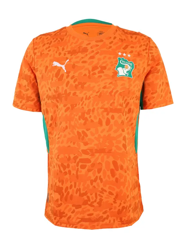PUMA PUMA Dres 'FIF'  smaragd / oranžna / temno oranžna / bela
