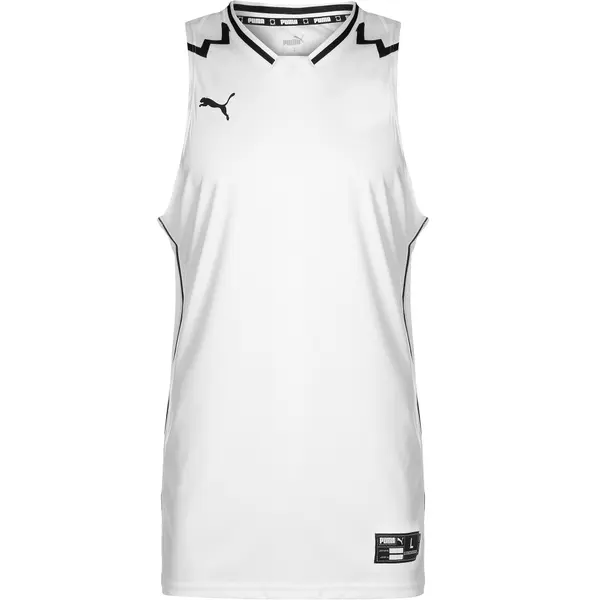 PUMA PUMA Dres 'Hoops Team Game'  črna / bela