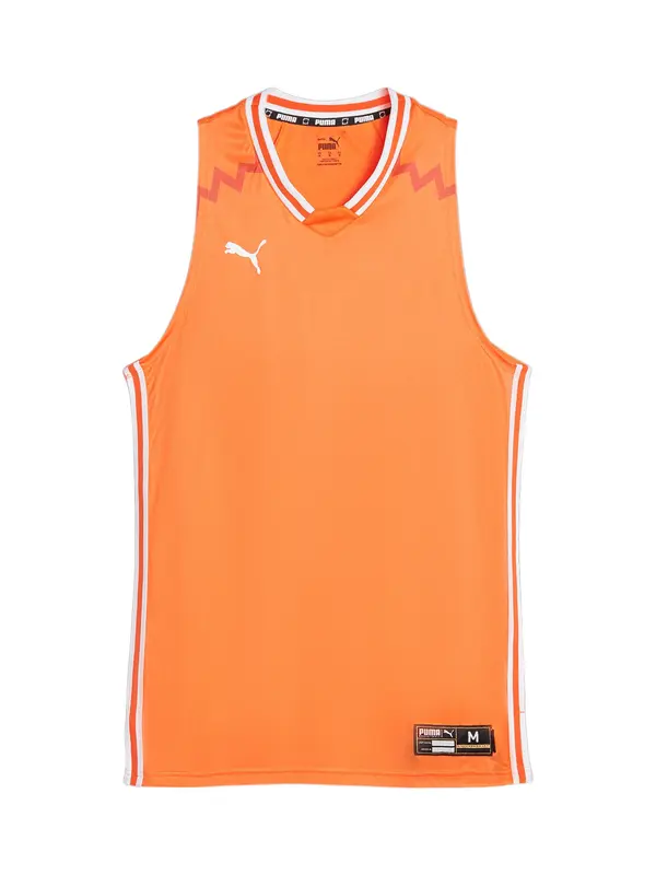 PUMA PUMA Dres 'Hoops Team Game'  jastog / svetlo oranžna / bela