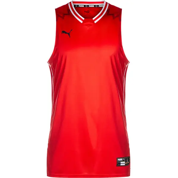 PUMA PUMA Dres 'Hoops Team Game'  rdeča / črna / bela