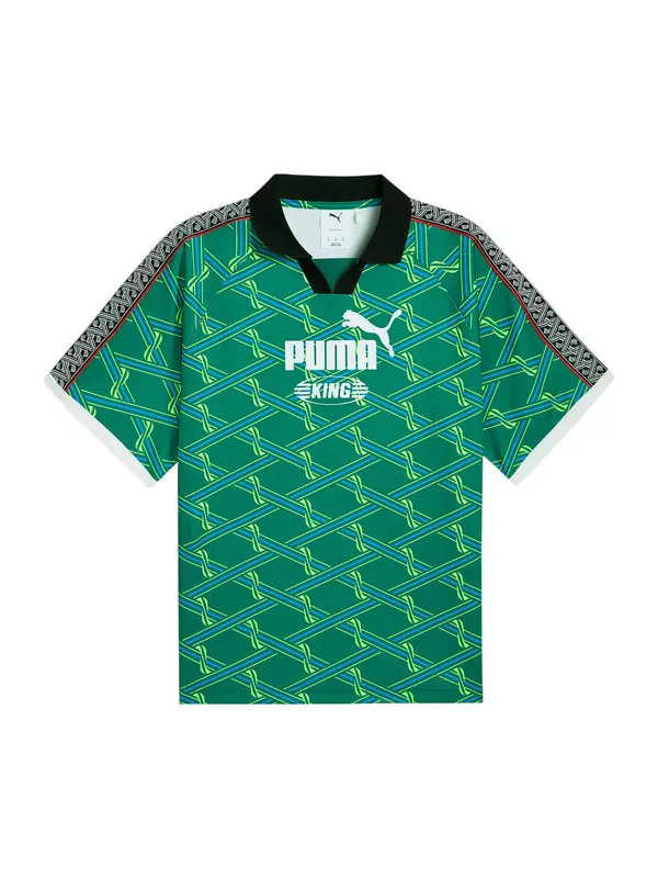 PUMA PUMA Dres 'King'  azur / žad / črna / bela