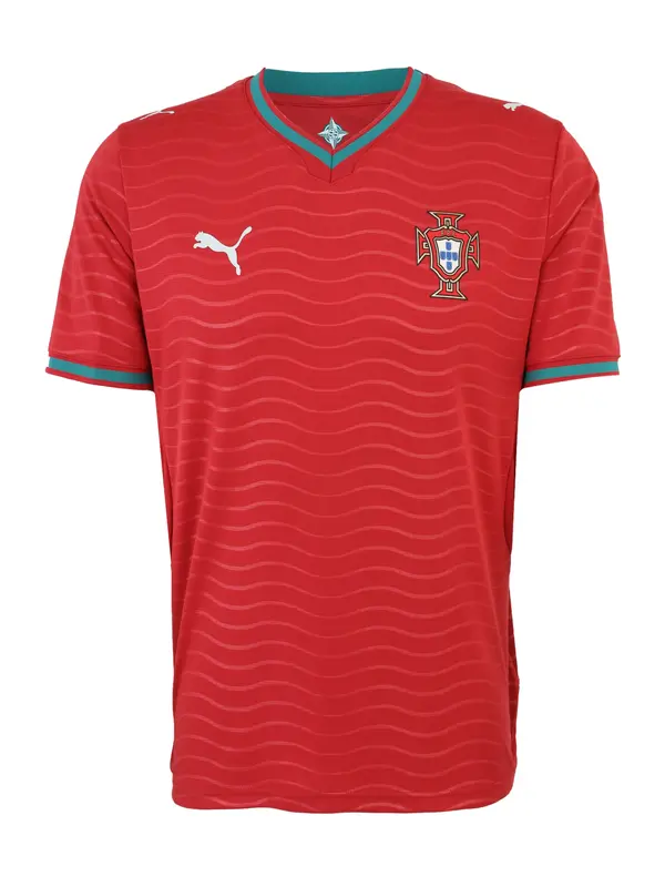 PUMA PUMA Dres 'Portugal 2026'  smaragd / ognjeno rdeča / svetlo rdeča / bela