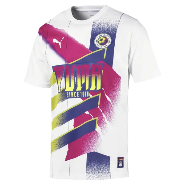 PUMA PUMA Dres 'Retro'  modra / rumena / ciklama / bela