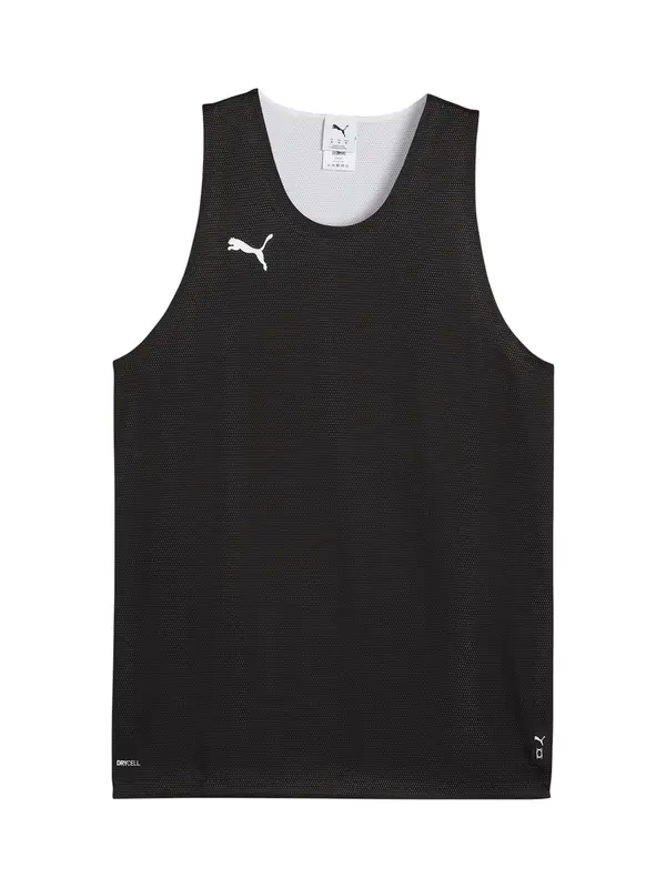 PUMA PUMA Dres 'Teamjaws'  črna / bela