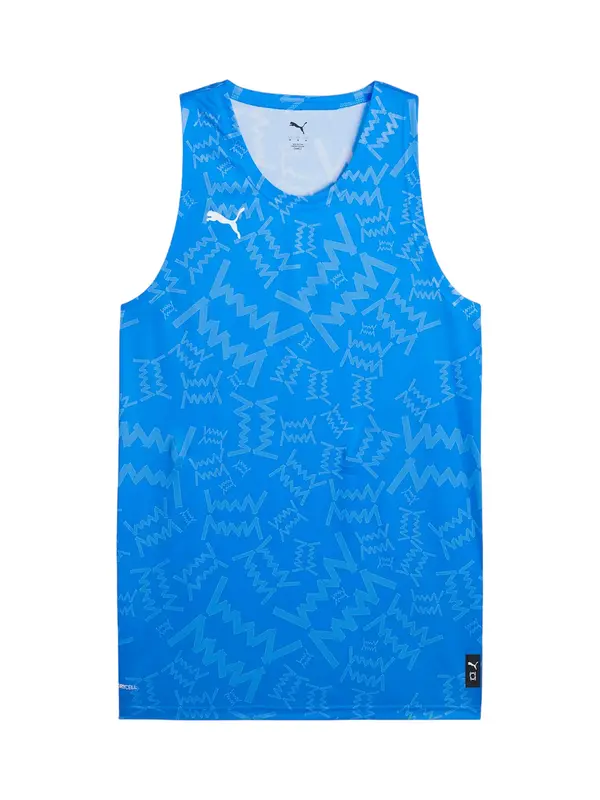 PUMA PUMA Dres 'Teamjaws'  modra / svetlo modra / bela