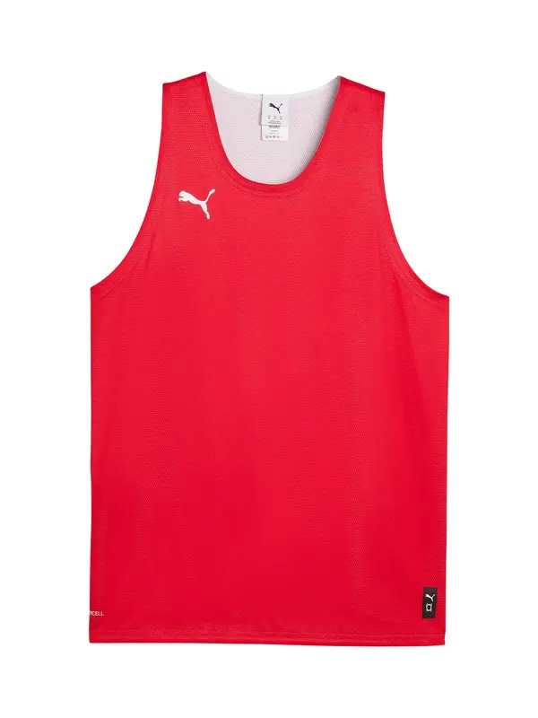 PUMA PUMA Dres 'Teamjaws'  rdeča / črna / bela
