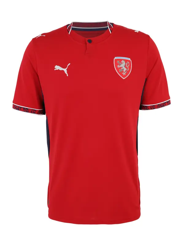 PUMA PUMA Dres 'Tschechien 2026'  češnjevo rdeča / črna / bela