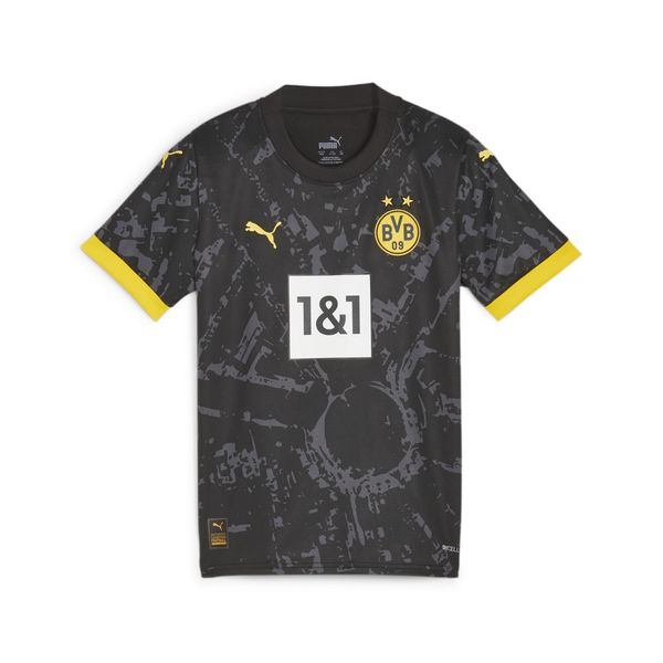PUMA PUMA Funkcionalna majica 'Borussia Dortmund 23-24'  rumena / siva / črna / bela