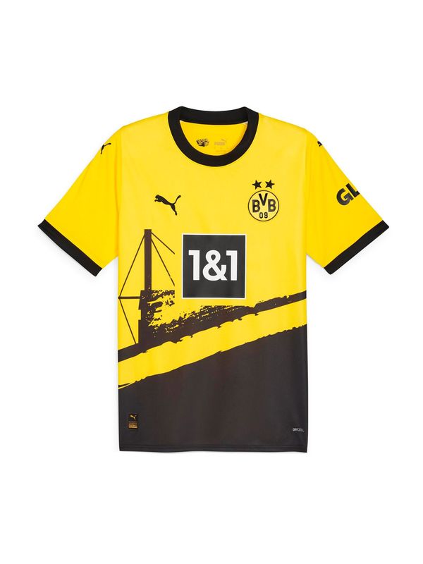 PUMA PUMA Funkcionalna majica 'Borussia Dortmund'  rumena / črna / bela