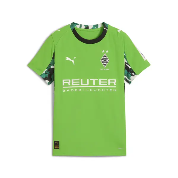 PUMA PUMA Funkcionalna majica 'Borussia Mönchengladbach 25/26'  zelena / svetlo zelena / črna / bela