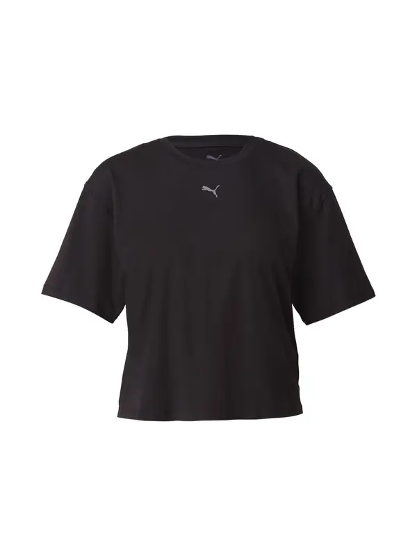 PUMA PUMA Funkcionalna majica 'Cloudspun'  temno siva / črna