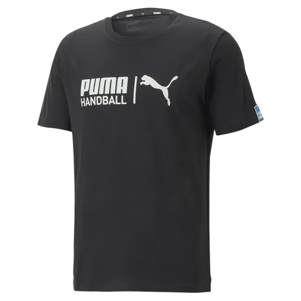 PUMA PUMA Funkcionalna majica  črna / bela