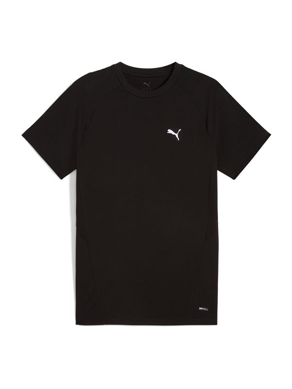 PUMA PUMA Funkcionalna majica  črna / bela