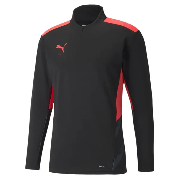 PUMA PUMA Funkcionalna majica 'Cup'  ognjeno rdeča / črna