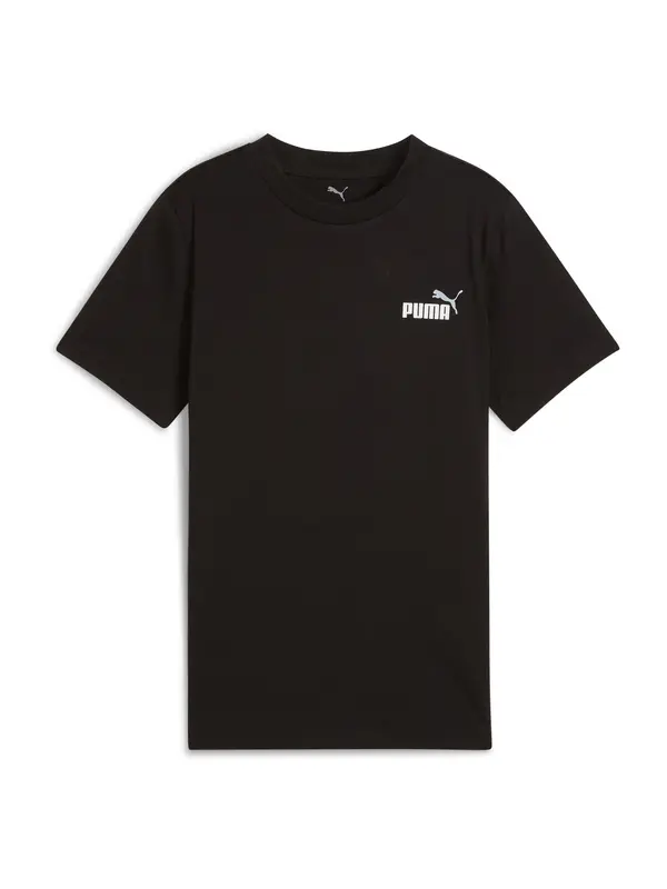 PUMA PUMA Funkcionalna majica 'ESS No. 1'  črna / bela