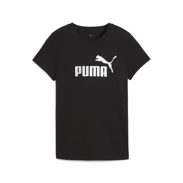 PUMA PUMA Funkcionalna majica 'ESS No. 1'  črna / bela