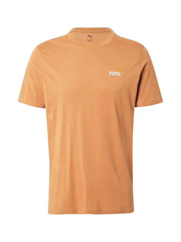 PUMA PUMA Funkcionalna majica 'ESS No. 1'  mokka / bela