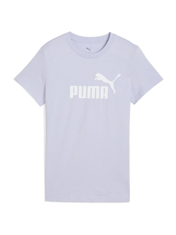 PUMA PUMA Funkcionalna majica 'ESS No. 1'  pastelno modra / bela