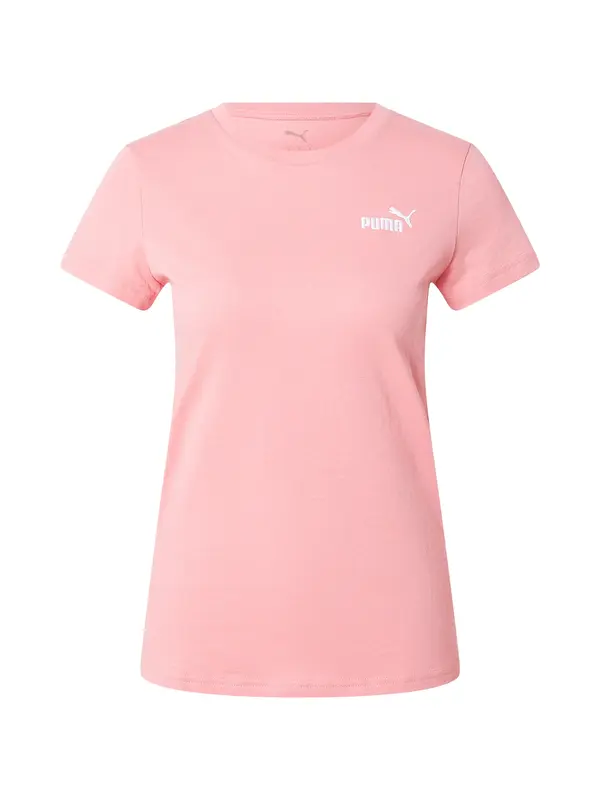 PUMA PUMA Funkcionalna majica 'ESS Small No. 1'  roza / bela