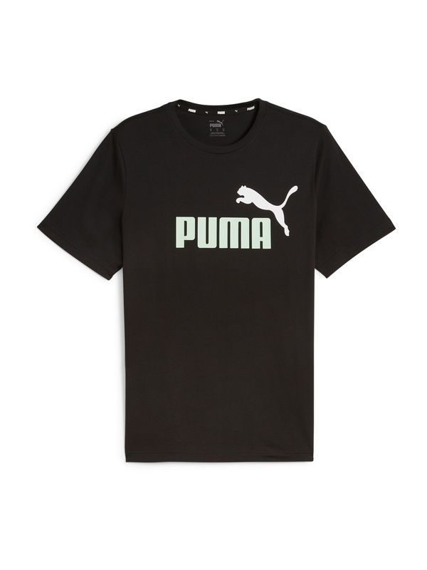 PUMA PUMA Funkcionalna majica 'Essentials'  meta / črna / bela