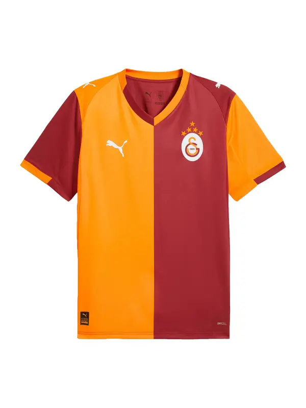 PUMA PUMA Funkcionalna majica 'Galatasaray SK 25/26'  mandarina / krvavo rdeča / bela