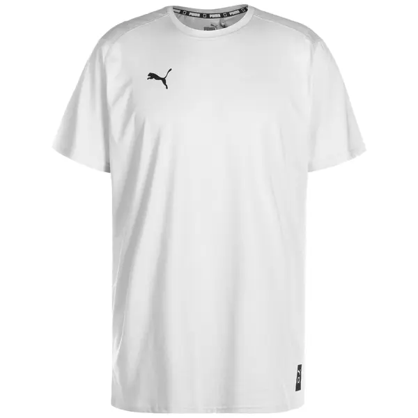 PUMA PUMA Funkcionalna majica 'Hoops Team'  črna / bela