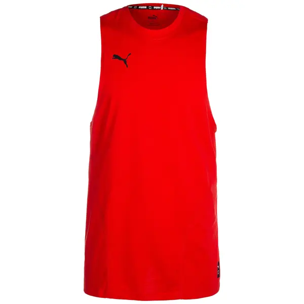 PUMA PUMA Funkcionalna majica 'Hoops Team'  rdeča