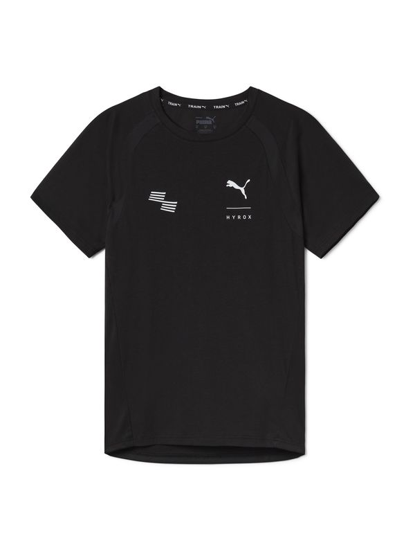 PUMA PUMA Funkcionalna majica 'HYROX|PUMA  Ultrabreath'  črna / bela