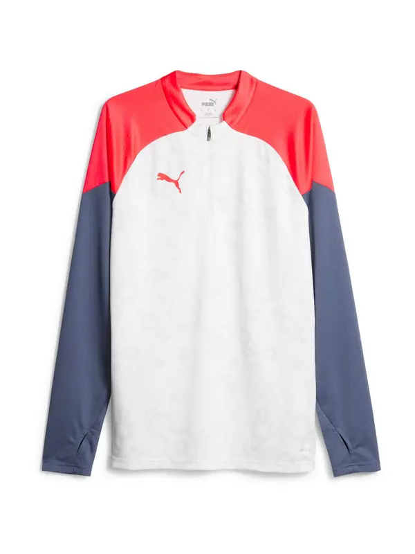 PUMA PUMA Funkcionalna majica 'IndividualCup'  encijan / svetlo rdeča / bela