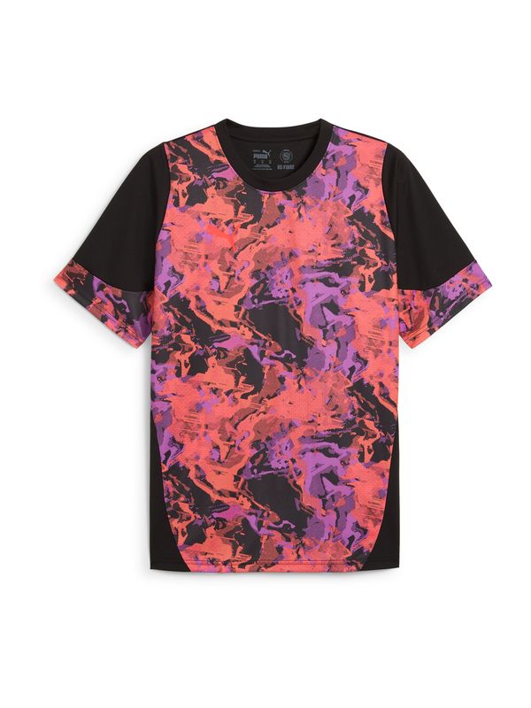 PUMA PUMA Funkcionalna majica 'IndividualCUP'  svetlo lila / oranžna / črna