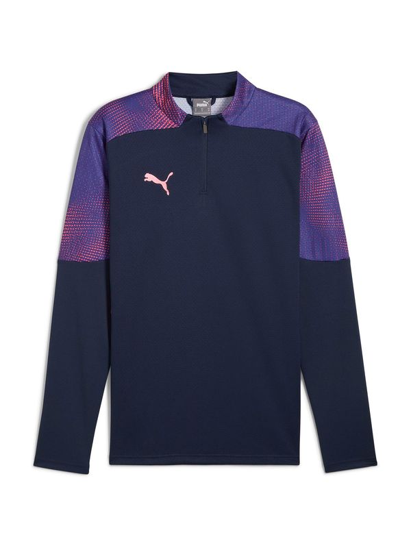 PUMA PUMA Funkcionalna majica 'IndividualFinal'  mornarska / vijolično modra / pitaja