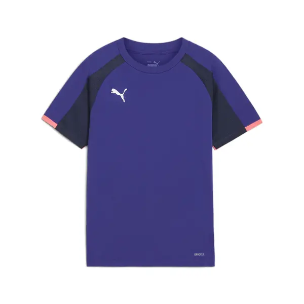 PUMA PUMA Funkcionalna majica 'IndividualLIGA'  indigo / črna / bela