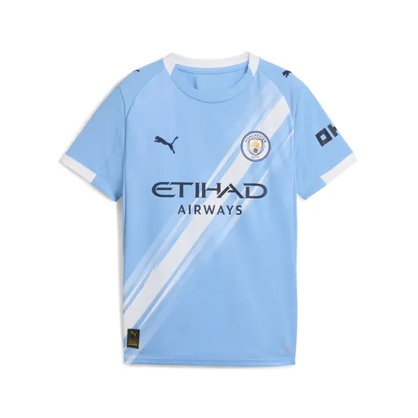 PUMA PUMA Funkcionalna majica 'Manchester City 25/26'  svetlo modra / črna / bela