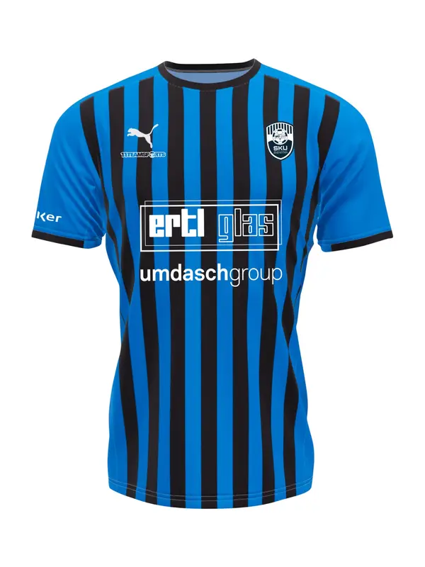 PUMA PUMA Funkcionalna majica  modra / mornarska / bela