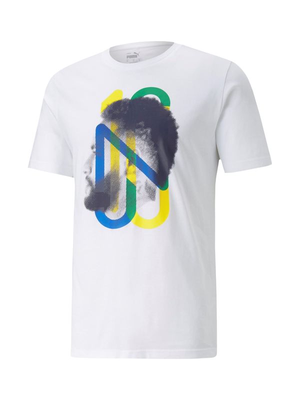 PUMA PUMA Funkcionalna majica 'Neymar Hero Future'  modra / temno modra / rumena / zelena / bela