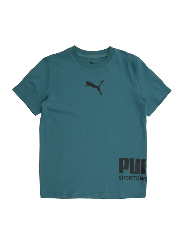 PUMA PUMA Funkcionalna majica  petrol / črna