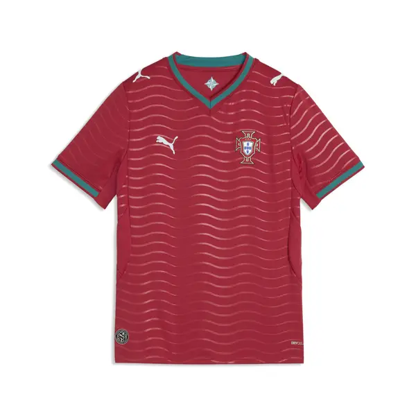 PUMA PUMA Funkcionalna majica 'Portugal 2026'  žad / ognjeno rdeča / črna / bela